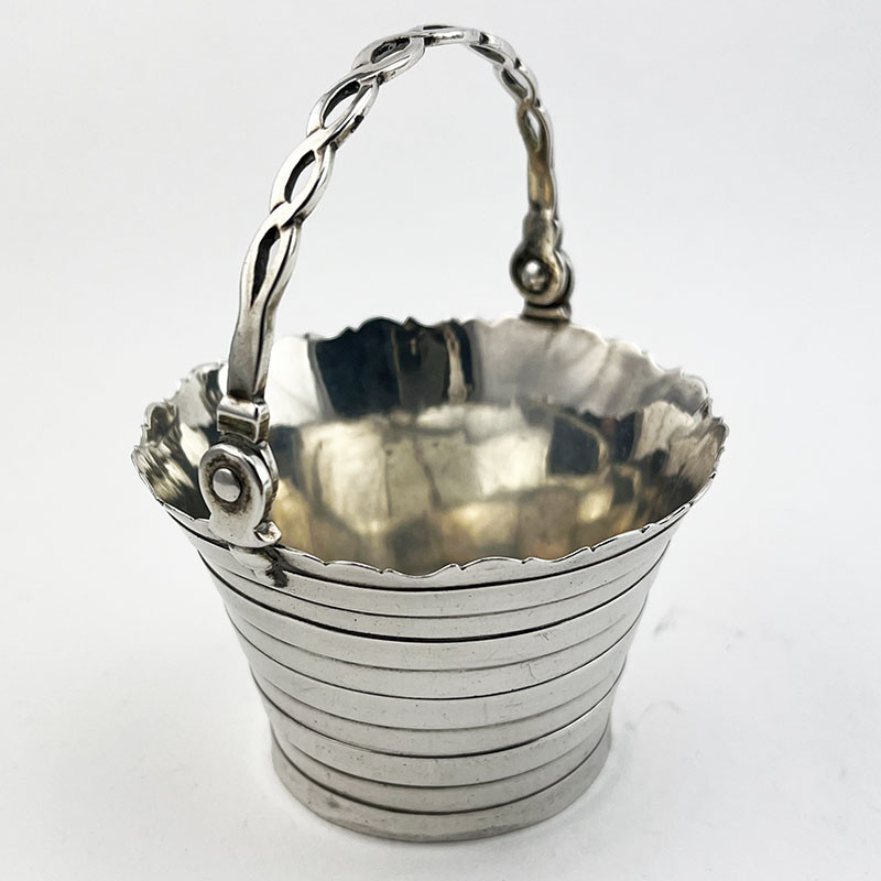 Rare and Unusual Georgian Sterling Silver Cream Pail (1761)