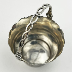 Rare and Unusual Georgian Sterling Silver Cream Pail