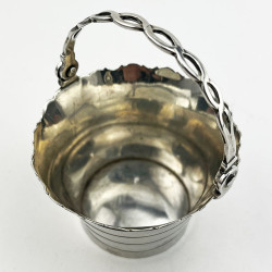 Rare and Unusual Georgian Sterling Silver Cream Pail