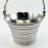 Rare and Unusual Georgian Sterling Silver Cream Pail
