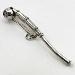 Naval Edwardian Sterling Silver Bosun's Whistle