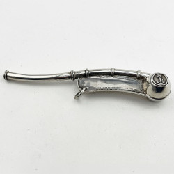 Naval Edwardian Sterling Silver Bosun's Whistle