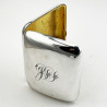 Plain Walker & Hall Sterling Silver Pocket Cigar Case (1912)