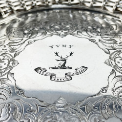 Superior Large Victorian Silver Plated Basket