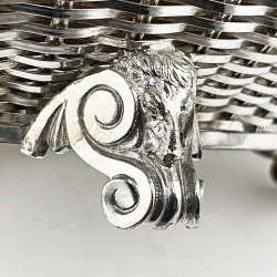 Superior Large Victorian Silver Plated Basket