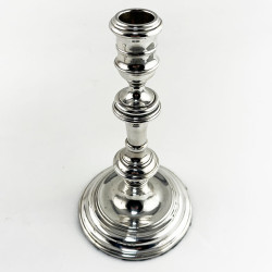 Pair of William Comyns Sterling Silver Candlesticks