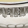 Boxed Victorian Sterling Silver Sugar Bowl and Matching Sugar Tongs