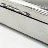 Handsome Rectangular Sterling Silver Trinket or Cigarette Box