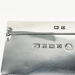 Handsome Rectangular Sterling Silver Trinket or Cigarette Box