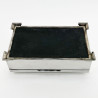 Handsome Rectangular Sterling Silver Trinket or Cigarette Box