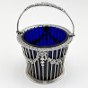 Edwardian Sterling Silver Sugar Basket or Cream Pail
