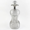 Superb Victorian Sterling Silver Necked Glug Glug Decanter (1894)