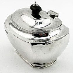 Smart Good Quality Asprey & Co Sterling Silver Tea Caddy