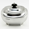 Smart Good Quality Asprey & Co Sterling Silver Tea Caddy (1910)