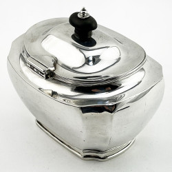 Smart Good Quality Asprey & Co Sterling Silver Tea Caddy