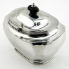 Smart Good Quality Asprey & Co Sterling Silver Tea Caddy