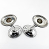 Elegant Pair of Georgian Sterling Silver Candlesticks