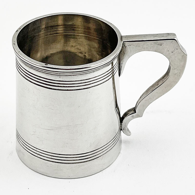 Charming Georgian Style Sterling Silver Christening Mug (1921)