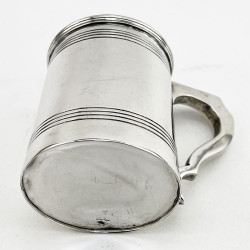 Charming Georgian Style Sterling Silver Christening Mug