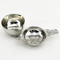 Good Quality Sterling Silver Tea Strainer