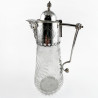 Beautiful Engraved Victorian Silver Plated Claret Jug (c.1895)
