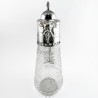 Beautiful Engraved Victorian Silver Plated Claret Jug