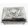 Decorative Victorian Sterling Silver Jewellery or Trinket Box