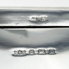 Smart Plain Sterling Silver Trinket or Cigarette Box