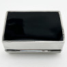 Smart Plain Sterling Silver Trinket or Cigarette Box