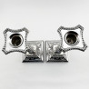 Superb Pair of Edwardian Sterling Silver Candlesticks