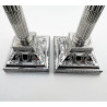 Superb Pair of Edwardian Sterling Silver Candlesticks