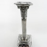 Superb Pair of Edwardian Sterling Silver Candlesticks