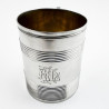 Handsome Georgian Sterling Silver Christening Mug