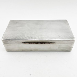 Quality 15 Troy Oz Sterling Silver Trinket or Jewellery Box (1951)