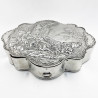 Goliath Size William Comyns Sterling Silver Jewellery or Trinket Box (1900)