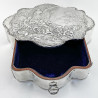Goliath Size William Comyns Sterling Silver Jewellery or Trinket Box