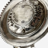 Victorian Floral Engraved Sterling Silver Claret Jug