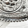 Victorian Floral Engraved Sterling Silver Claret Jug
