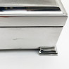 Handsome Rectangular Sterling Silver Trinket or Cigarette Box