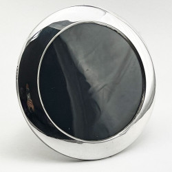 Large Round Edwardian Sterling Silver Photo Frame (1908)