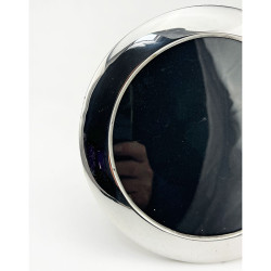 Large Round Edwardian Sterling Silver Photo Frame