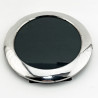 Large Round Edwardian Sterling Silver Photo Frame