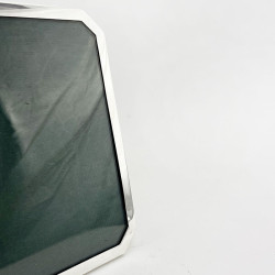 Stylish Plain Sterling Silver Photo Frame