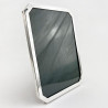 Stylish Plain Sterling Silver Photo Frame