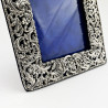 Decorative Victorian Sterling Silver Photo Frame