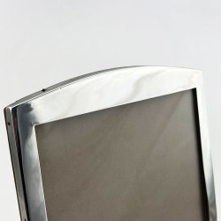 Rectangular Sterling Silver Photo Frame with Plain Borders