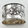 Beautiful Pair of Victorian Sterling Silver Napkin Rings