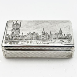 Asprey & Co Ltd Sterling Silver Trinket or Snuff Box (1957)
