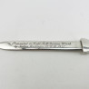Good Quality Irish Sterling Silver Paper Knife
