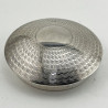 Unusual Form Sterling Silver Tea Caddy or Trinket Box
